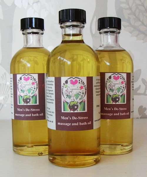 Men's-De-stress-Massage-&-Bath-Oil Men's De-stress Massage & Bath Oil