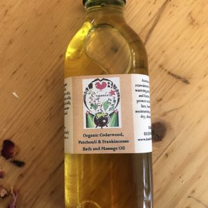 Cederwood, Frankinscence & Patchouli Massage & Bath Oil